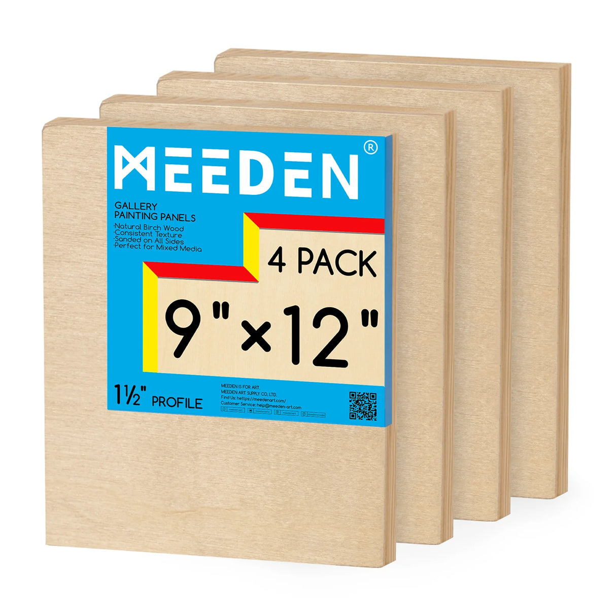 MEEDEN Birch Wood Canvas Board