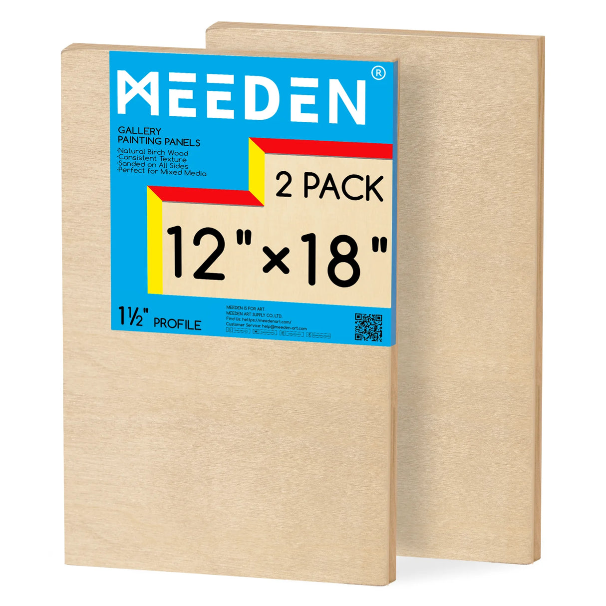 MEEDEN Birch Wood Canvas Board
