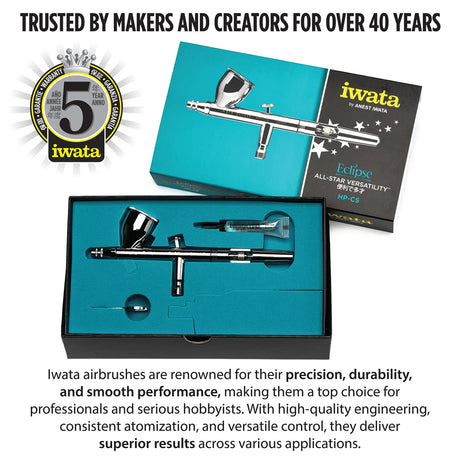 Iwata Eclipse HP-CS Gravity Feed Dual Action Airbrush