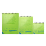 Stonehenge White drawing paper with spiral binding, 32 sheets, 250 gsm