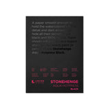 Stonehenge Aqua Black watercolour paper, 15 sheets, 300 gsm