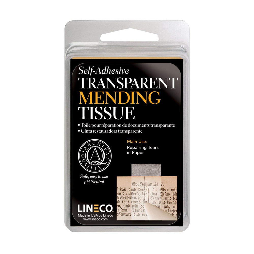 Lineco Self-Adhesive Transparent Mending Tissue