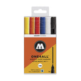 Molotow One4All Acrylic Markers Basic Set, 2 mm, 6 pcs.