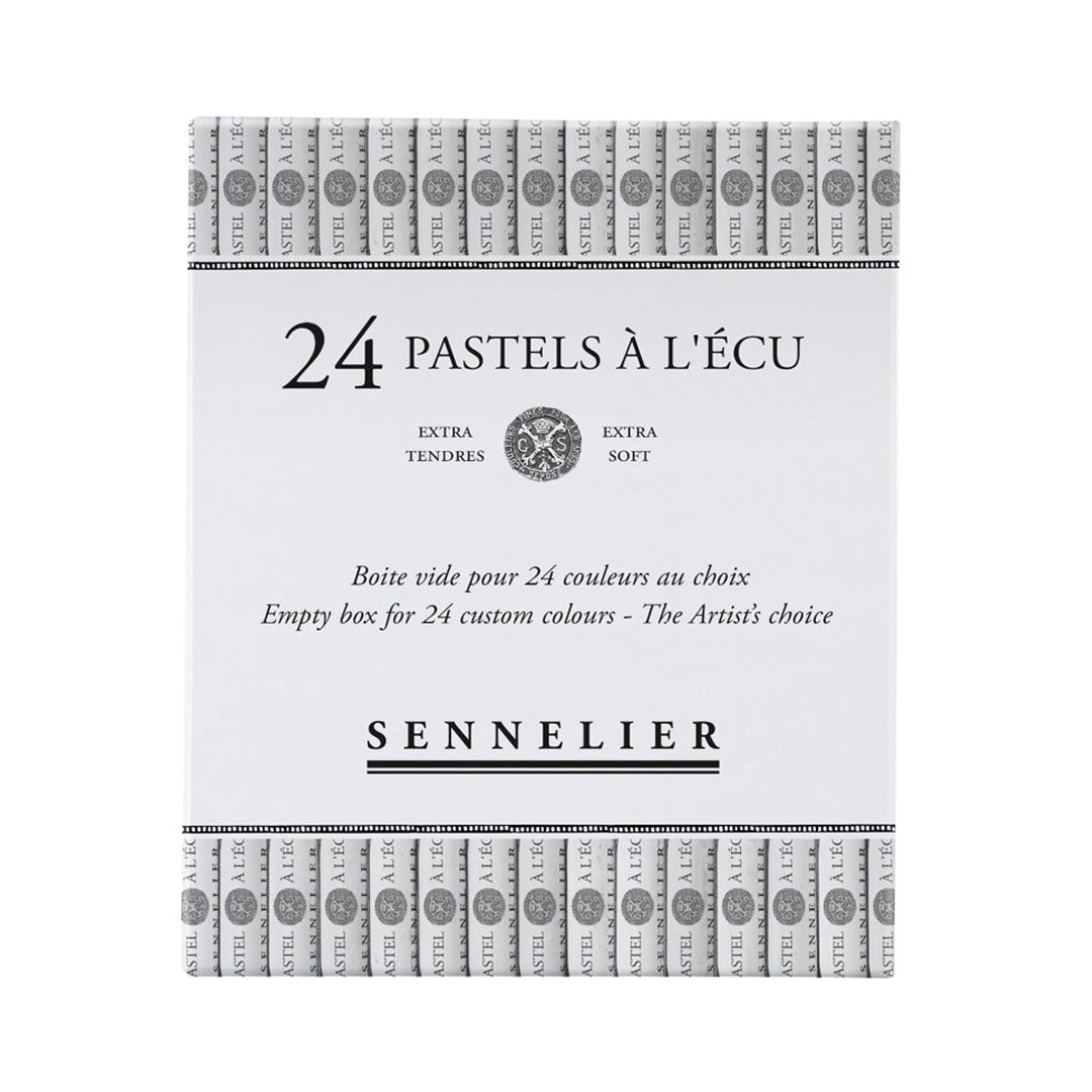 Sennelier Empty Box for Extra Soft Pastels, 24 Compartments