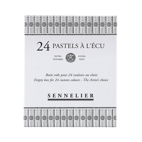 Sennelier Empty Box for Extra Soft Pastels, 24 Compartments