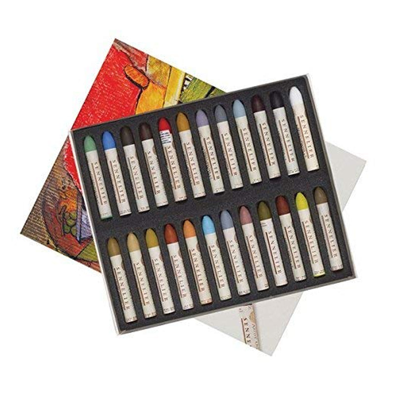 Sennelier Oil Pastel Set, 24 colors – Art Spices