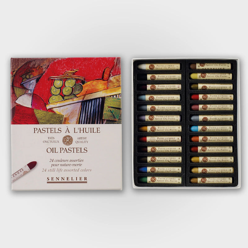 Sennelier Oil Pastel Set, 24 colors – Art Spices