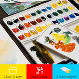 MEEDEN Airtight Leakproof Watercolor Palette
