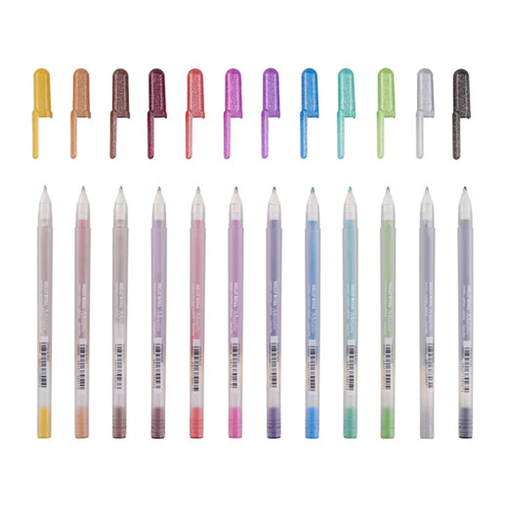 Sakura Gelly Roll Gel Pens Set Metallic, 12 colors