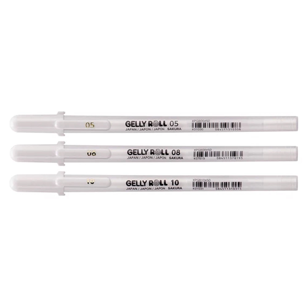 Sakura Gelly Roll Bright White Set, 3 pens