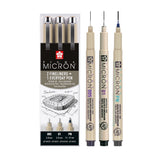 Sakura Pigma Micron Fineliner Set Architecture, 3 Pens