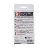 Sakura Pigma Micron Black Fineliner Set, 8 Pens