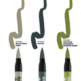 AK Interactive Real Colors Markers WWII Axis Aircraft Cockpit Colors Set, 3 pcs.