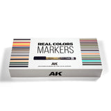 AK Interactive Special Box Real Colors Markers, 34 pcs.