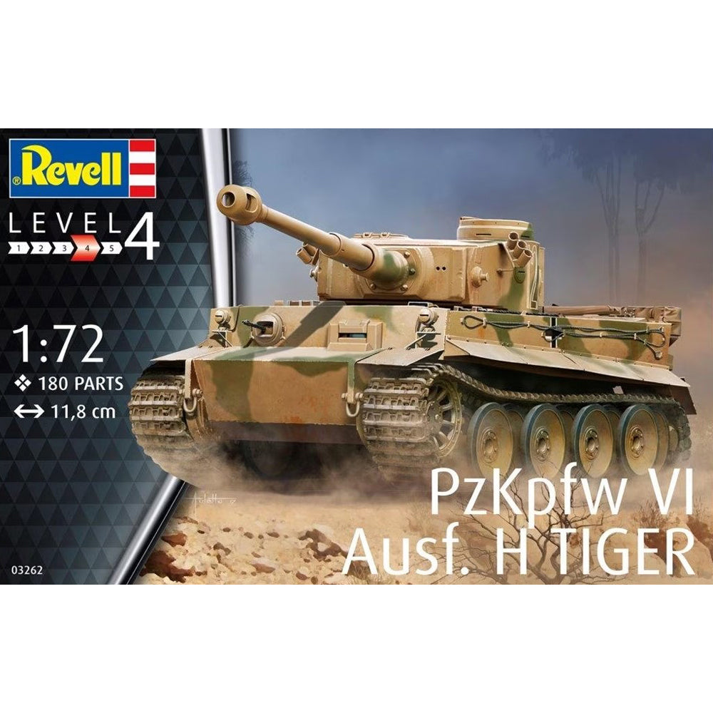 Revell PzKpfw VI Ausf. H TIGER Model Kit, 1:72