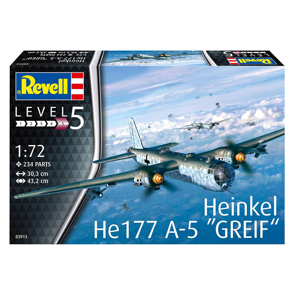 Revell Heinkel He-177A-5 Greif Bomber Model Kit, 1:72 – Art Spices