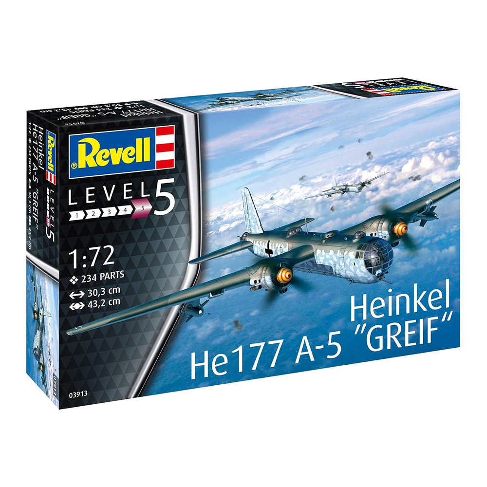 Revell Heinkel He-177A-5 Greif Bomber Model Kit, 1:72 – Art Spices