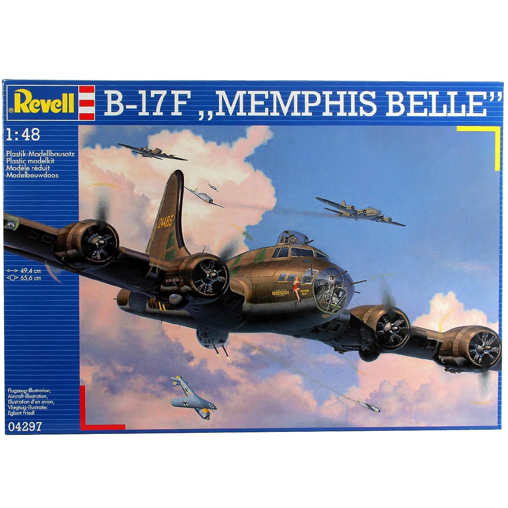 Revell B-17F Memphis Belle Aircraft Model Kit, 1:48