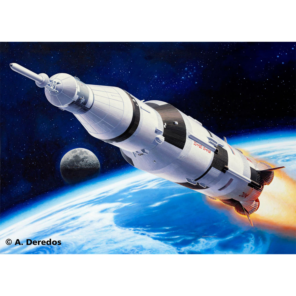 Revell Apollo Saturn V Rocket Scale Model, 1:144 – Art Spices