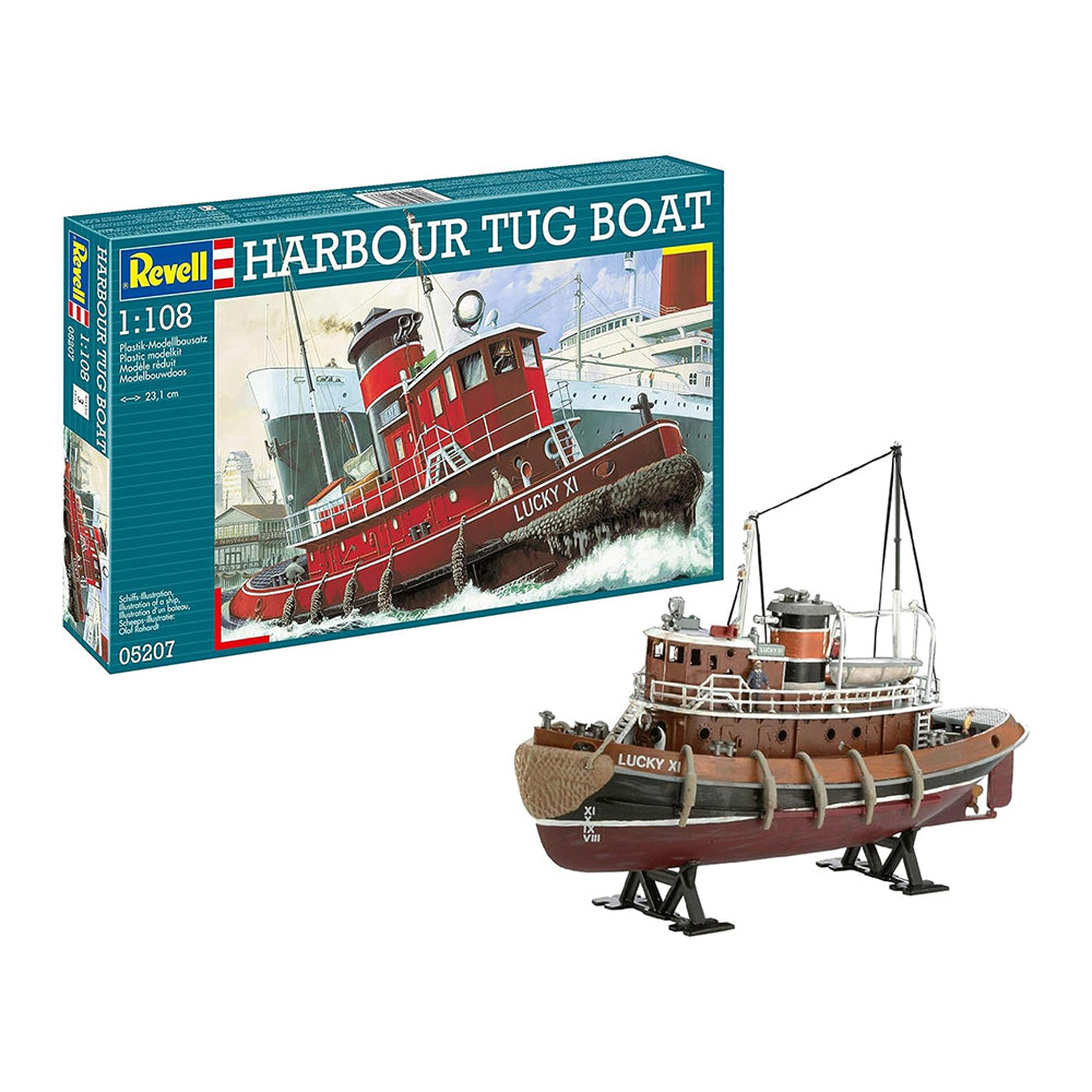 Revell Harbour Tug Boat Model Kit, 1:108