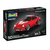 Revell Porsche 911 Turbo 50th Anniversary Scale Model Set, 1:24