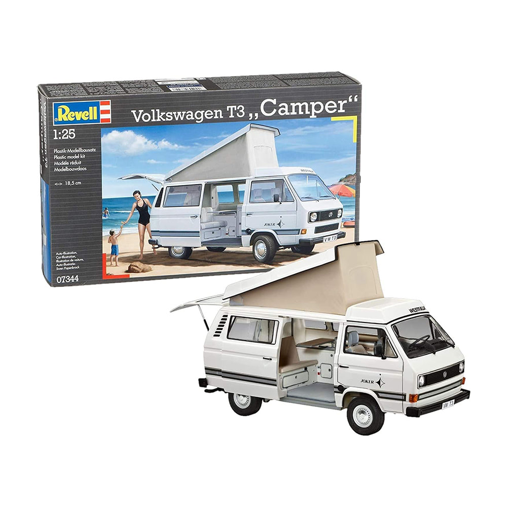 Revell Volkswagen T3 Camper Model Kit, 1:25