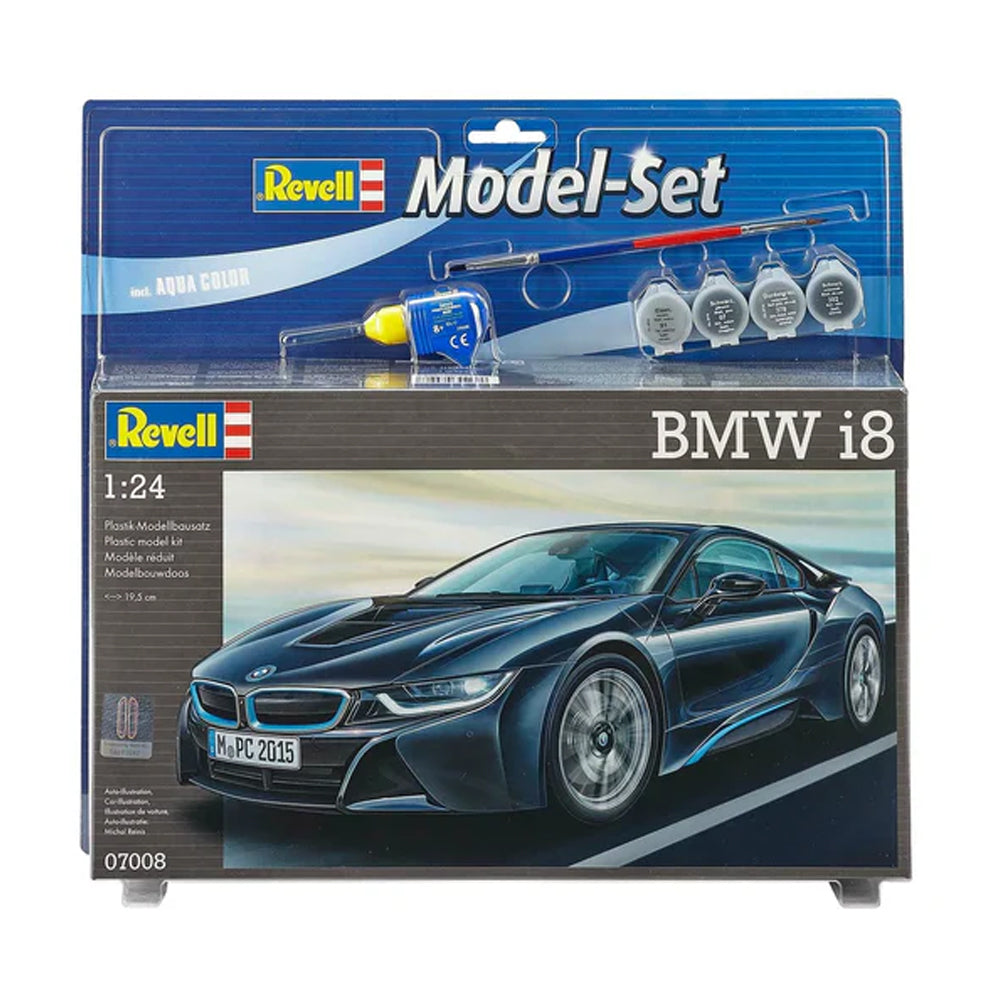 Revell BMW i8 Car Scale Model, 1:24