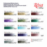ROSA Gallery Watercolor Metal Case Set - Granulation, 14 colors