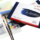 ROSA Gallery Watercolour Cardboard Set - Classic, 24 colours