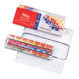 ROSA Gallery Watercolour Metal Tin Set - Monopigmented, 21 colours