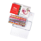 ROSA Gallery Watercolour Metal Tin Set - Botanical, 28 colours