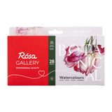 ROSA Gallery Watercolour Metal Tin Set - Botanical, 28 colours