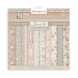 Stamperia Double-Sided Scrapbooking Paper Set - You and Me, Backgrounds Selection, 10 units