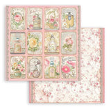 Stamperia Double-Sided Scrapbooking Paper Set - Rose Parfum, 10 units