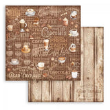 Stamperia Double-Sided Scrapbooking Paper Set - Coffee and Chocolate, 10 units