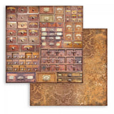 Stamperia Double-Sided Scrapbooking Paper Set - Coffee and Chocolate, 10 units