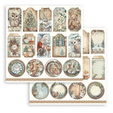 Stamperia Double-Sided Scrapbooking Paper Set - The Owl’s House, 10 units