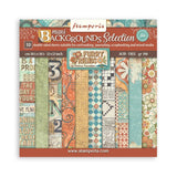 Stamperia Double-Sided Scrapbooking Paper Set - Furry Friends Backgrounds Selection, 10 units