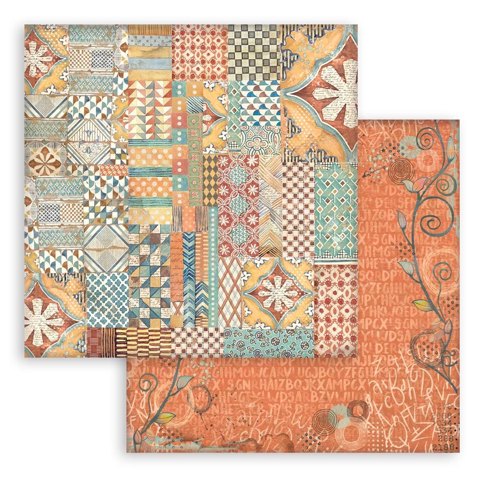 Stamperia Double-Sided Scrapbooking Paper Set - Furry Friends Backgrounds Selection, 10 units