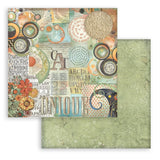 Stamperia Double-Sided Scrapbooking Paper Set - Furry Friends Backgrounds Selection, 10 units
