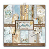 Stamperia Double-Sided Scrapbooking Paper Set - Atelier, 10 units