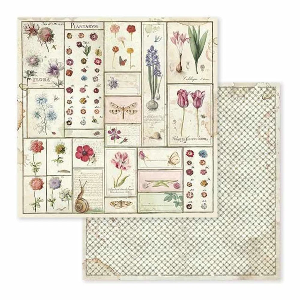 Stamperia Double-Sided Scrapbooking Paper Set - Spring, 10 units