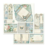 Stamperia Double-Sided Scrapbooking Paper Set - Azulejos, 10 units