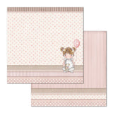 Stamperia Double-Sided Scrapbooking Paper Set - Little Girl, 10 units