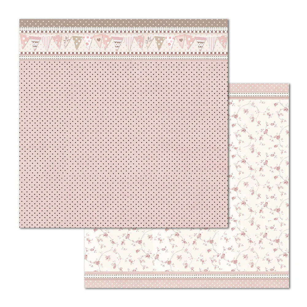 Stamperia Double-Sided Scrapbooking Paper Set - Little Girl, 10 units