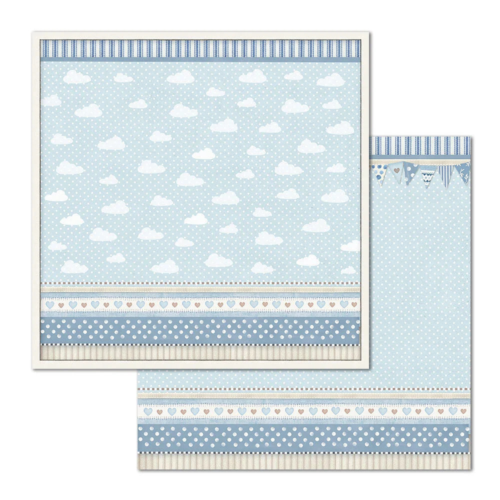 Stamperia Double-Sided Scrapbooking Paper Set - Little Boy, 10 units