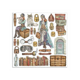 Stamperia Double-Sided Scrapbooking Paper Set - Lady Vagabond, 10 units