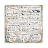 Stamperia Double-Sided Scrapbooking Paper Set - Sea Dream, 10 units