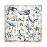 Stamperia Double-Sided Scrapbooking Paper Set - Sea Dream, 10 units