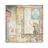 Stamperia Double-Sided Scrapbooking Paper Set - Alice Through The Looking Glass, 10 units